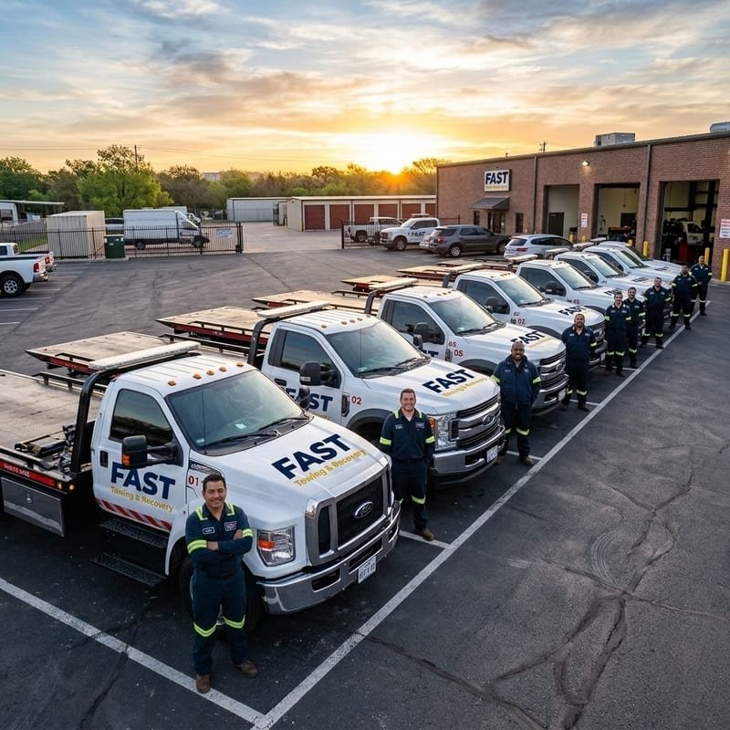 Fast Towing LLC tow truck in Fort Lauderdale
